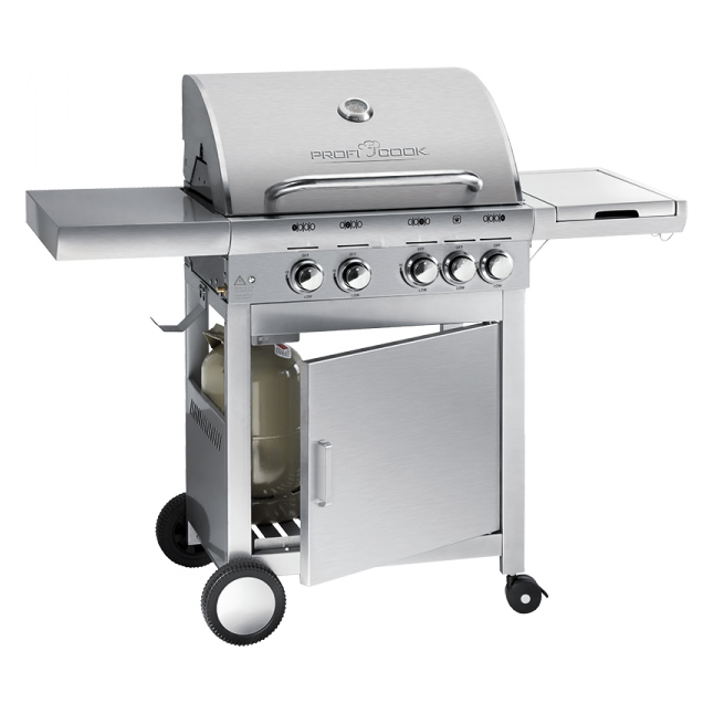 ProfiCook PC-GG 1059 Gasgrill, Grill, BBQ, 4 Heizzonen
